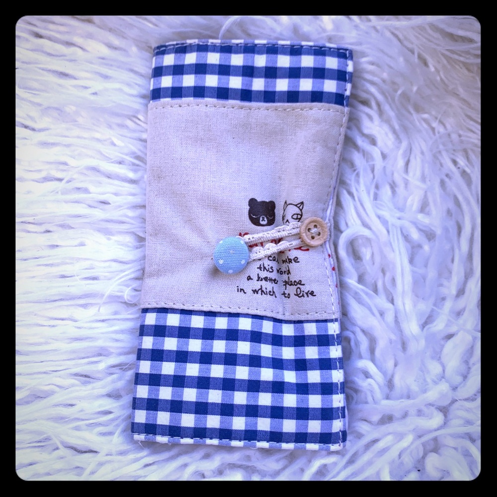 ✨✨💙 Puta Girl Fabric Wallet 🐱 🐻 💙✨✨